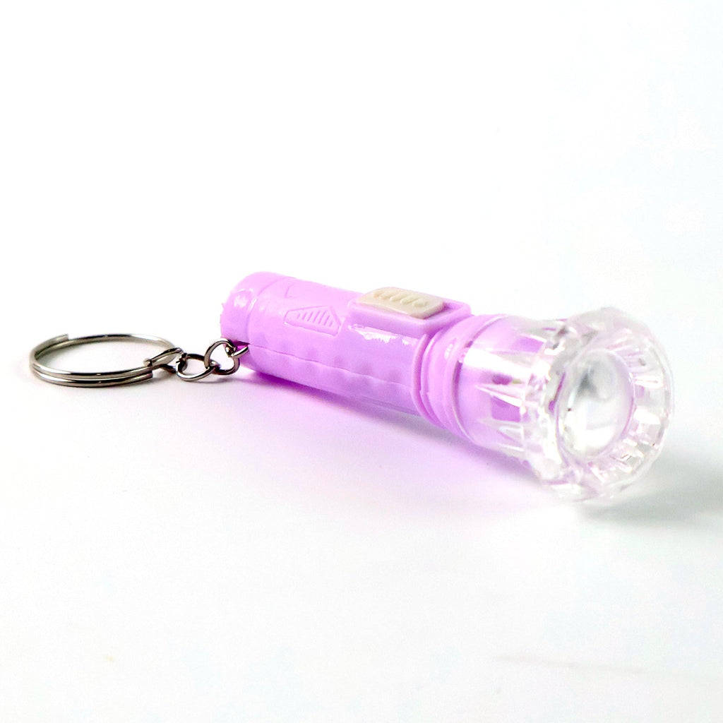 Plastic Body LED Mini Keychain Torch 