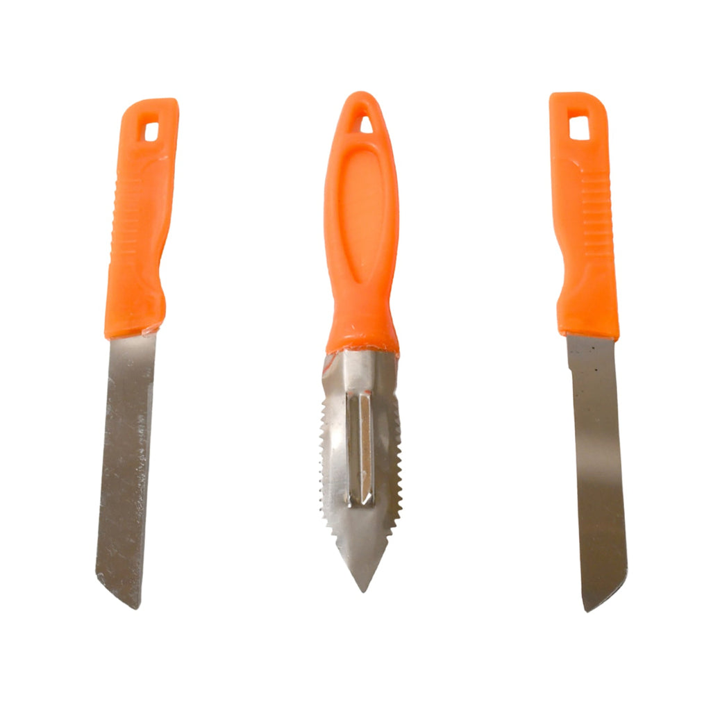 3in1 Multipurpose Stainless Steel Classic Kitchen Knife Set of 3
