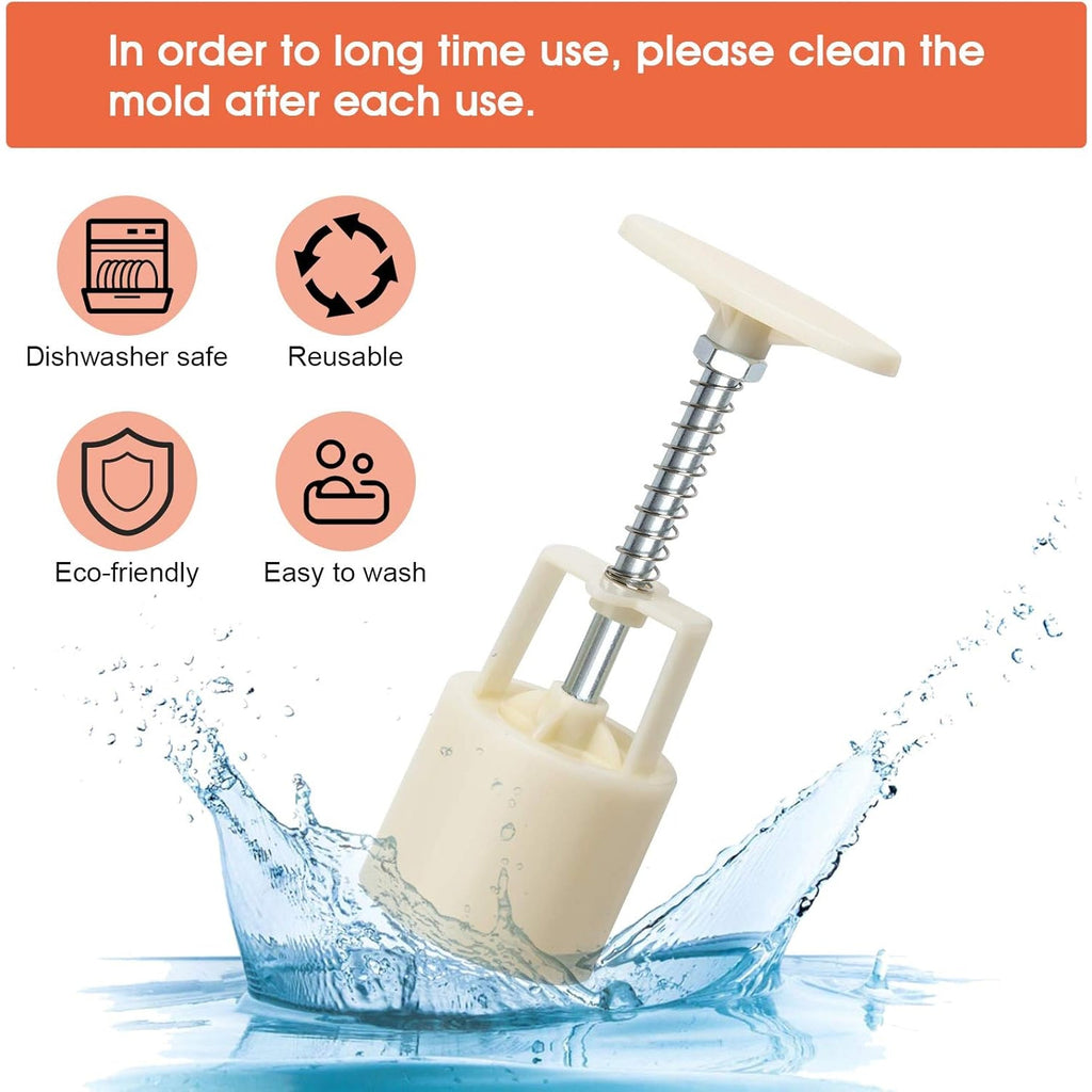 Mooncake Press Mold with 4 Stamps set