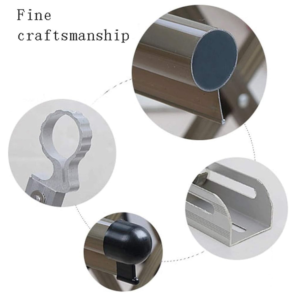 Clothes Rail Rack for Drying Clothes with Foldable Airer & Towel Holder for Home