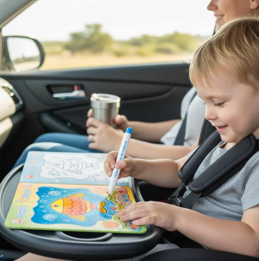 Magic Water Quick Dry Book Water Coloring Book Doodle with Magic Pen Painting Board