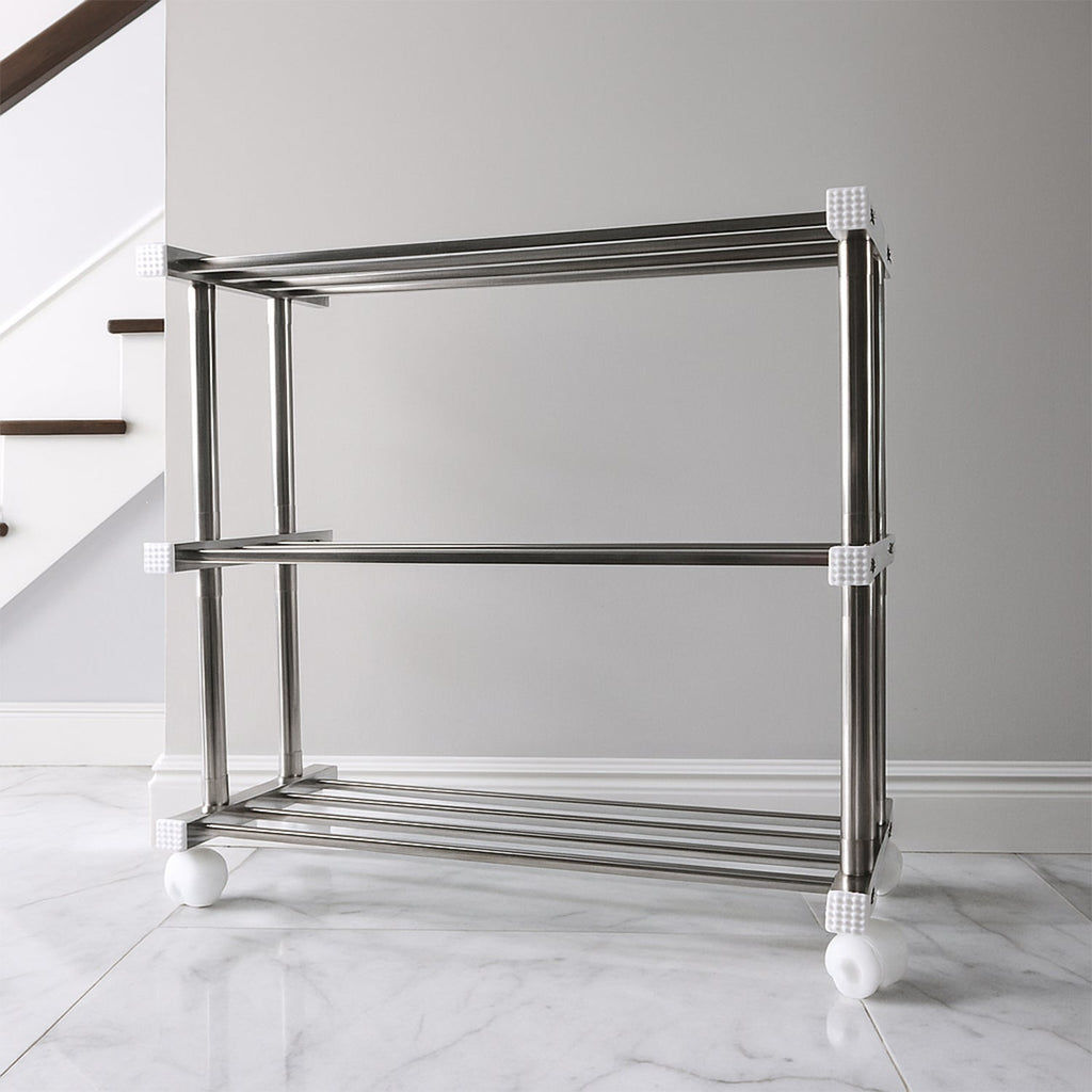 Supermom Stainless Steel Multipurpose Shoe & Storage Rack - (1 pc)