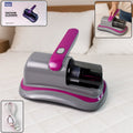 Powerful Suction Portable Handheld Vacuum Cleaner - Low Noise Vacuum Cleaner for Bed - Cordless Vacuum Cleaner for Car Seat Crevices Pillows, Mattresses, Sofas Wireless Anti Dust and Mite Cleaner