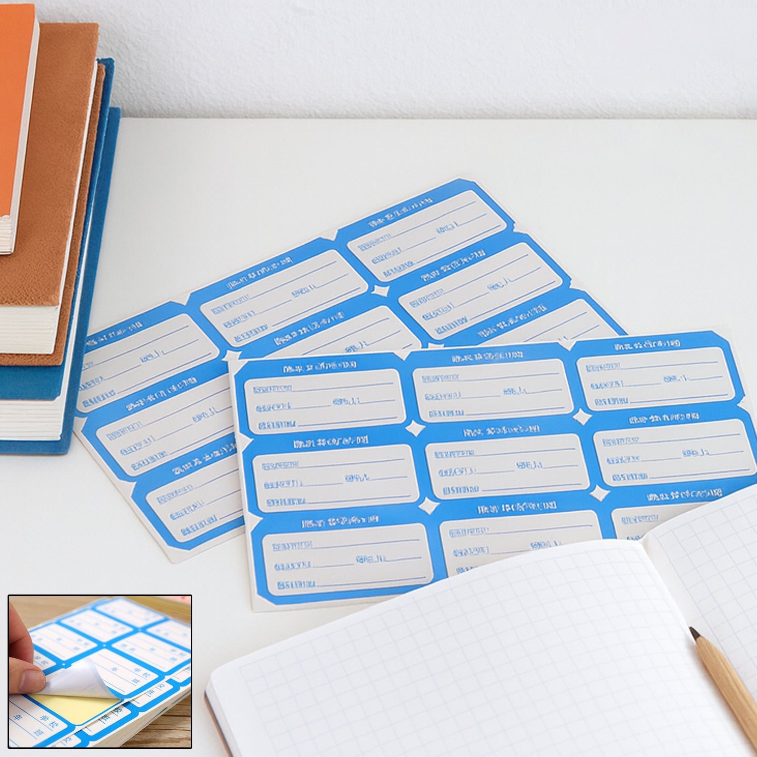 10 Sheets Self-Adhesive Label Stickers